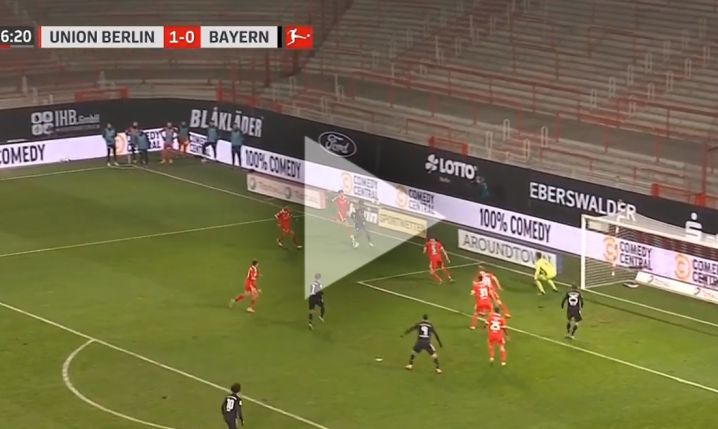Lewandowski STRZELA GOLA z Unionem na 1-1! [VIDEO]